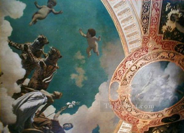 hermes villa ceiling paintings Academic history Hans Makart Oil Paintings